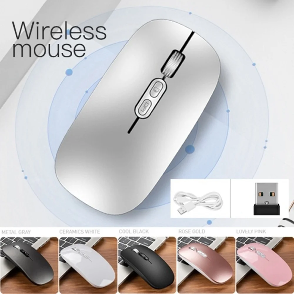 

M103 Wireless Mouse 1600DPI 2.4GHz Bluetooth Dual Mode Mouse Four-way wheel Charging Office Mute for Notebook Mouse