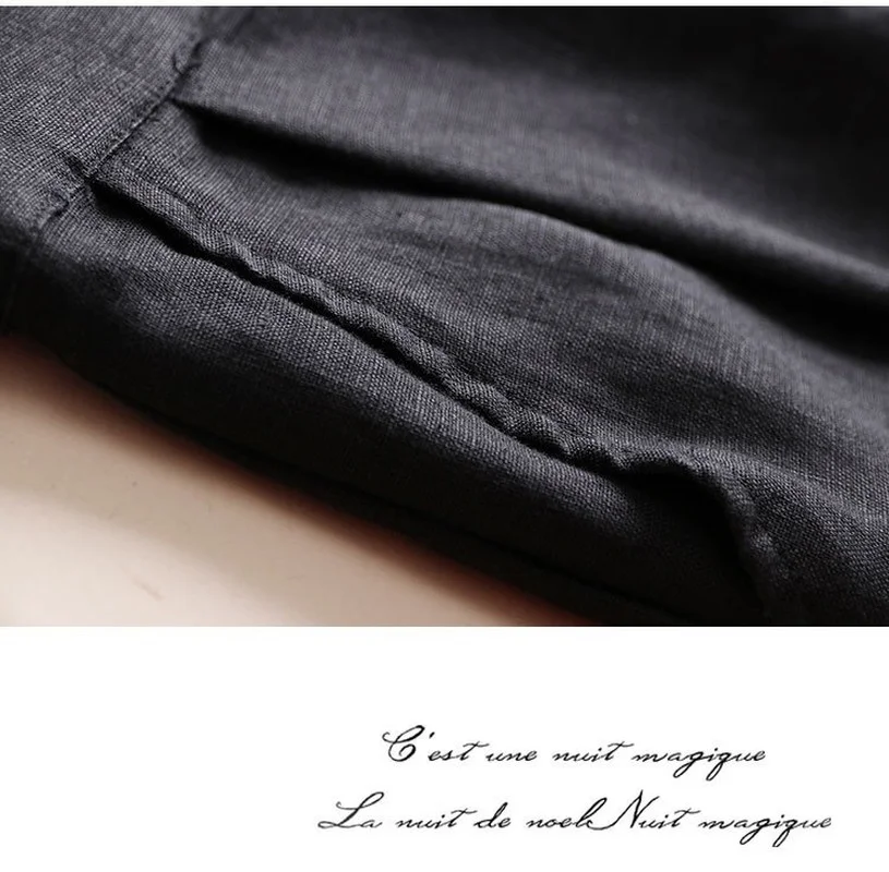 Летние винтажные женские офисные широкие брюки с эластичной резинкой на талии