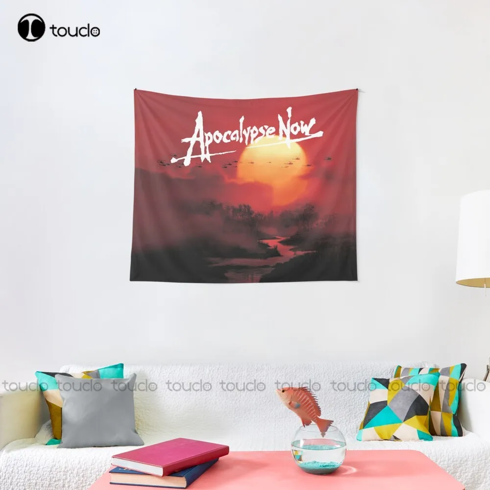 Апокалипсис сейчас (Hq) фильмы война Кино культ закат вертолет гобелен ужас