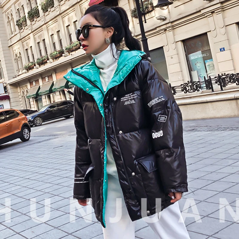 Водонепроницаемая куртка зимнее пальто женские пуховики на 90% белом утином пуху