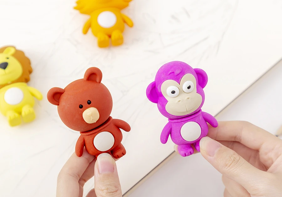 Panda animal резиновые ластики карандашный ластик для студентов Канцтовары Школьные принадлежности для детей подарок ластик