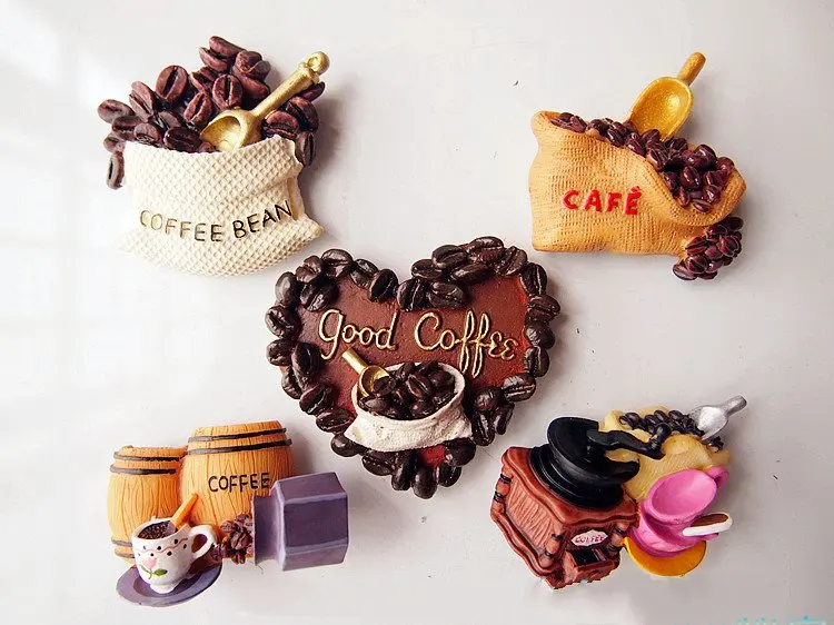 Магнит на холодильник кофе-машина Ретро украшение кухонная наклейка креативная