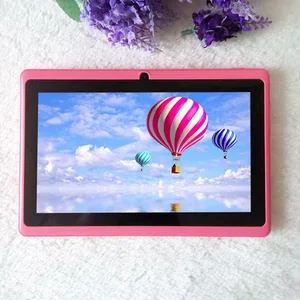 7'' A33 Quad Core Tablet PC Android 4.4 Capacitive 1.3GHz 512MB RAM 4GB ROM WIFI Dual Camera Flashlight Q88 with Protective Case