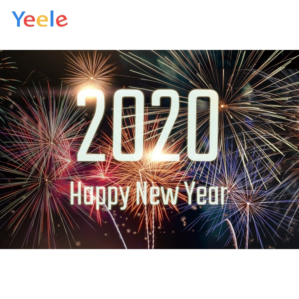 Yeele Happy 2020 новогодний фон фейерверк Рождество День рождения Пользовательские