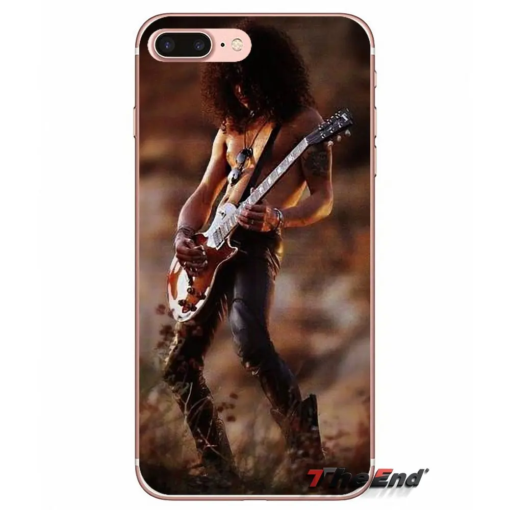 Ле Пью гитары слэша Пистолеты n Roses для Apple IPhone X 4 4S 5 5S SE 5C 6 6s 7 8 плюс Plus Силиконовые