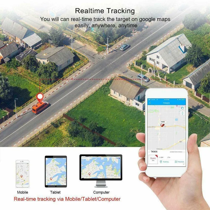 

For OBD 2 GPS Tracker 16 PIN Real Time Car Tracking Device OBDII OBD Plug Play Car GSM Vehicle Locator IOS Andriod Universal