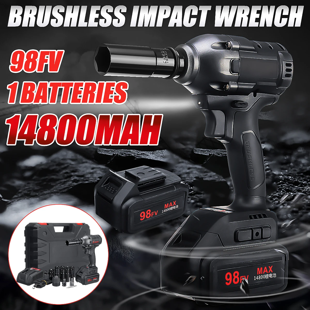 Шуруповерт Аккумуляторный с литиевой батареей 1/2 дюйма|Электрические отвертки| |