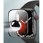 Защитная пленка для Apple Watch Series 7 45 мм 41 мм, прозрачная 3d-пленка для смарт-часов, 3 шт.лот, полное покрытие, новинка