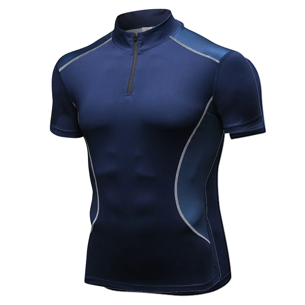 

Quick Dry Fitness Mens Polo Shirt Summer Tops Short Sleeve Slim Fit Sports Gym T-Shirt Tops Men Clothing Casual Polo Shirts