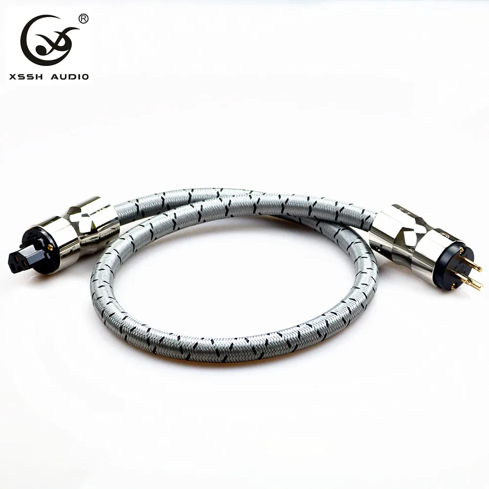 

CRYO-156 US AC power cord power cable hifi American standard audio CD amplifier amp US power cables EU US Plug Power