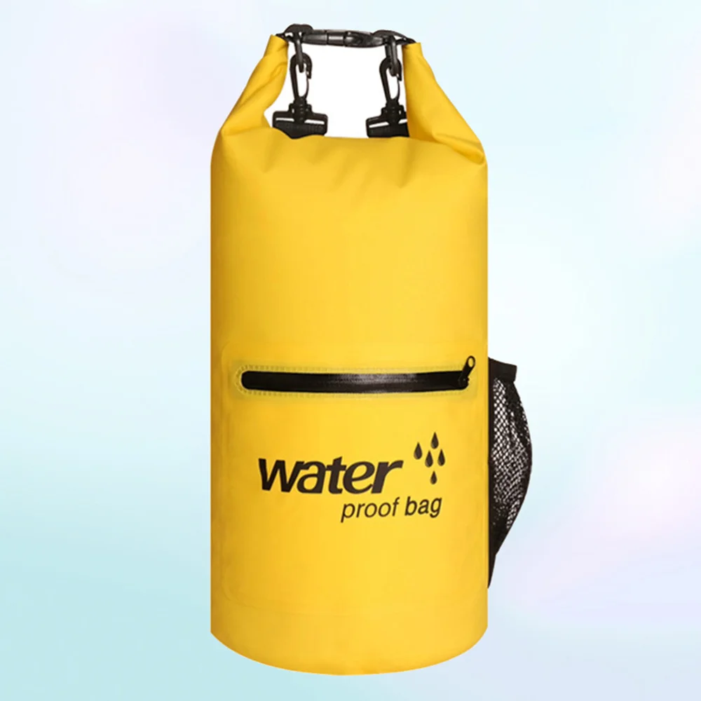 

10L Inflatable Bag 500D Waterproof PVC Gear Bags Outdoor Floating Mesh Fabric Sports Buoy for Boating Kayaking Fishing Rafting