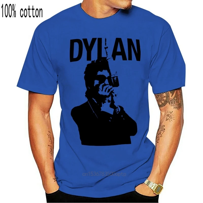

Официальная Мужская Футболка Боб Дилан гармоника, черная стильная футболка, футболка с принтом, летняя стильная популярная новая модная му...