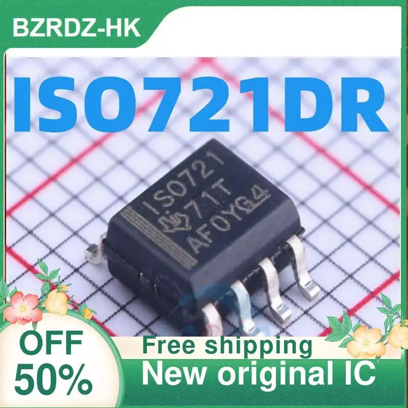 

1-20 шт., ISO721DR, ISO721D, ISO721 SOP-8, новый оригинальный IC