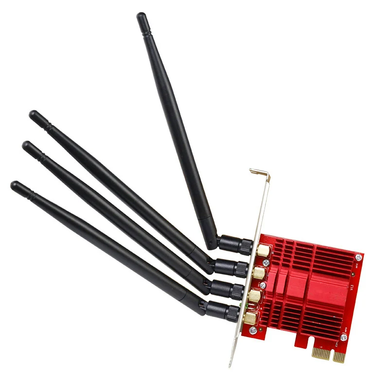 

AC1900 беспроводной PCI-E сети карты двойной диапазон WiFi адаптер карты для настольного ПК DU55