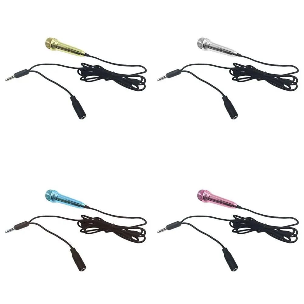 Портативный мини 3 5 мм проводной микрофон караоке Динамик ручной плеер для