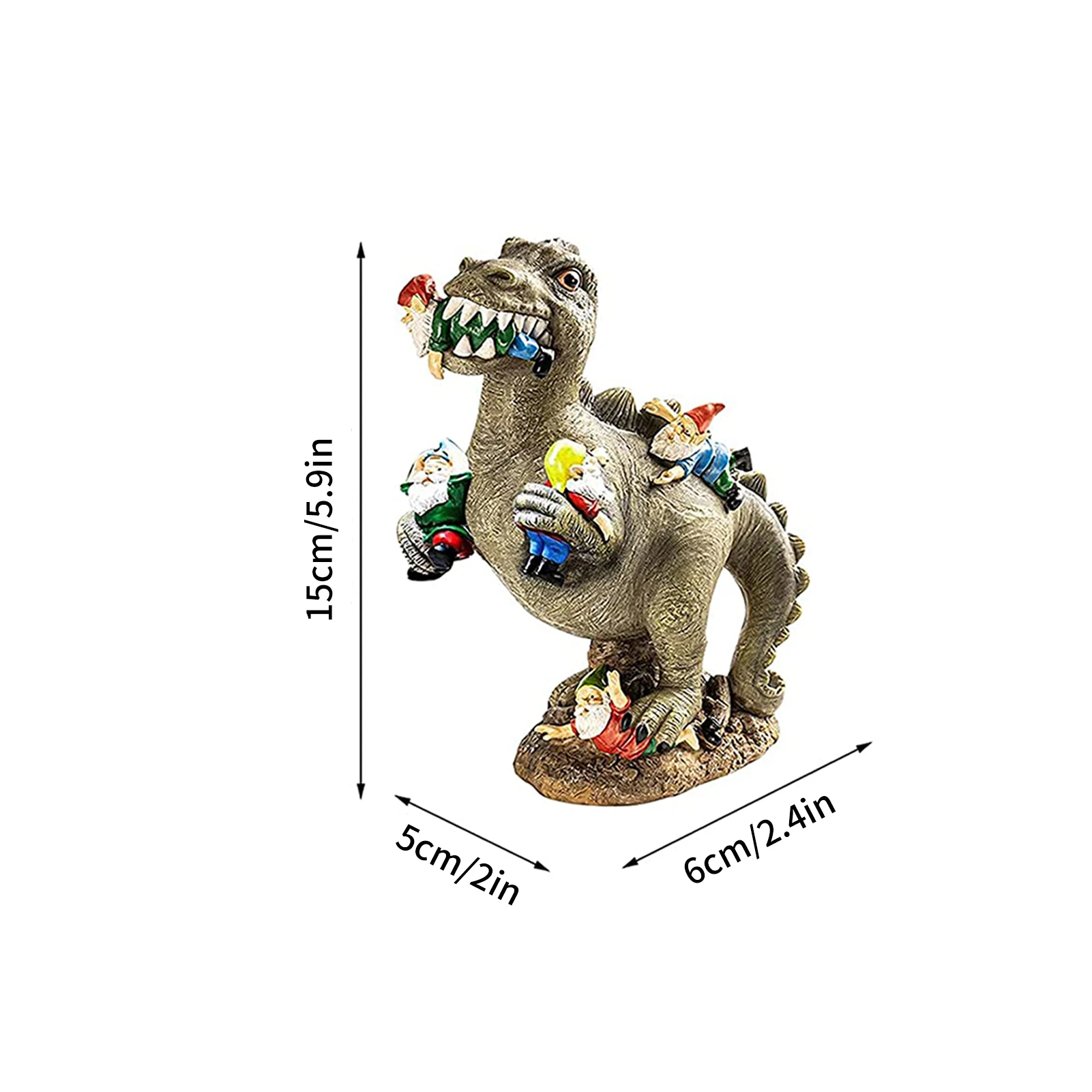 

Outdoor Dinosaur Eating Gnomes Gardening Art Outdoor For Fall Winter Garden Decor And Desktop Decoration Garden Accessories