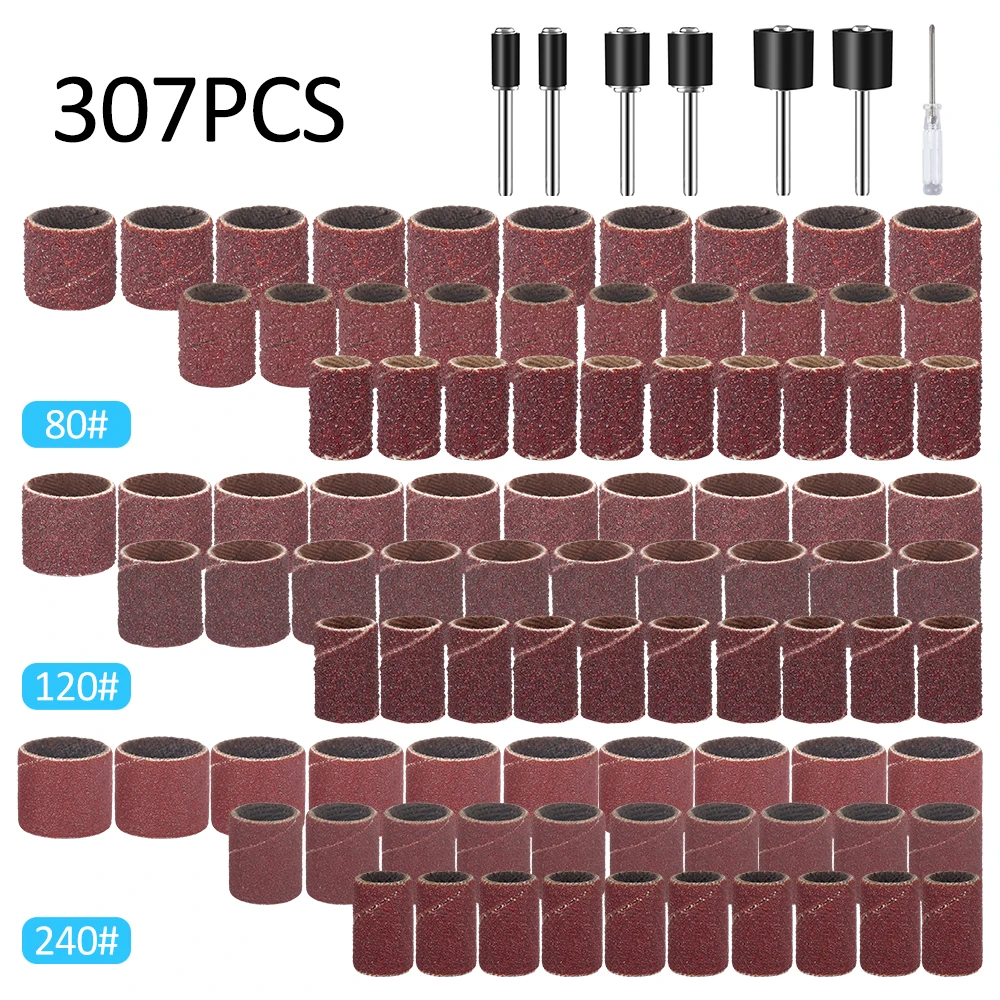 

Набор шлифовальных барабанов #80 #100 #120 Грит с шлифовальной оправкой для вращающихся инструментов Dremel абразивные инструменты шлифовальные л...