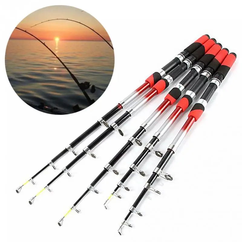 

Fishing Rod2.1m 2.4m 2.7m Fiberglass Ice Fishing Pole Telescopic