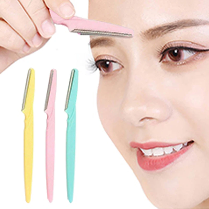 1/3 Pcs Eyebrow Trimmer Eyebrow Razor Shaver Blade Eye Brow 