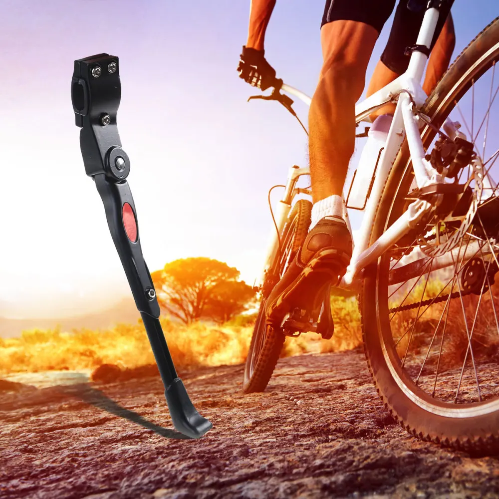 

Universal Adjustable Aluminum Alloy MTB Road Bike Side Kickstand Kick Stand (White)