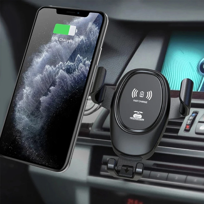 

Car Wireless Fast Charging Holder For iPhone 12 11 Pro Max XS 8 USB Car Wireless Quick Charger Bracket Mount Dashboard/Air Vent