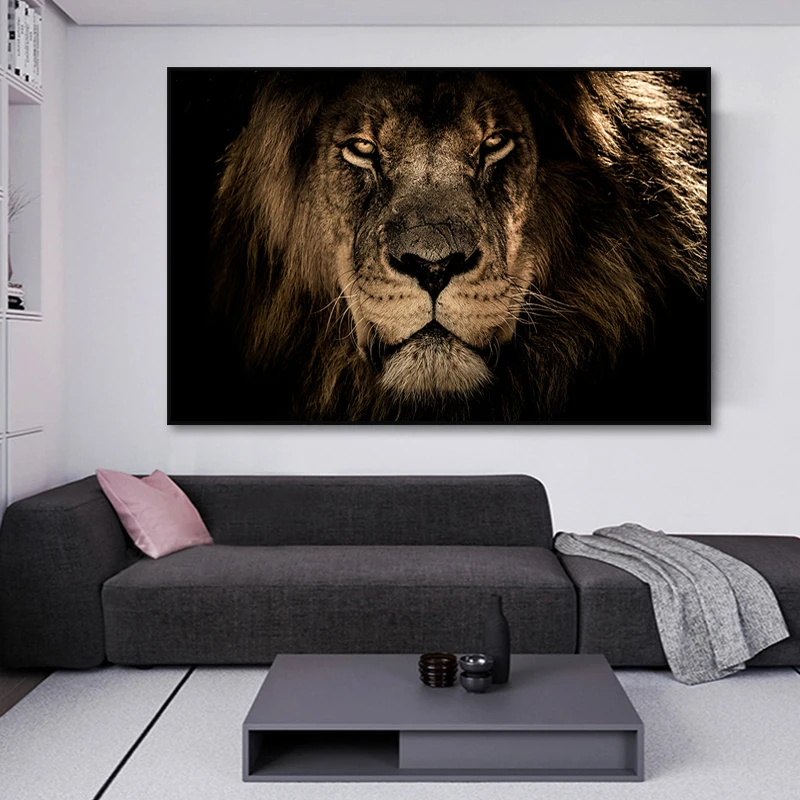 AFRICAN LION CANVAS