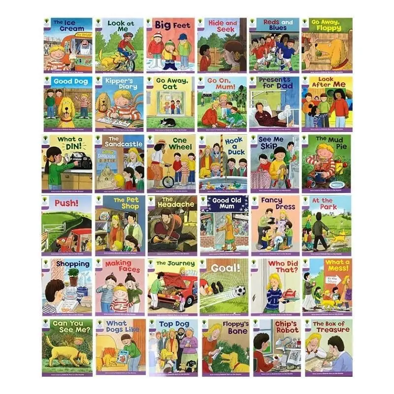 Оксфордское дерево чтения Уровень 1+ Книга для руководства Биффом, Чипом и Киппером Помощь ребенку в чтении Фоника Английская история Картина.