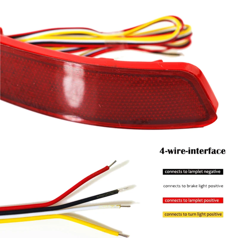 Автомобильный задний бампер туман светильник отражатель светодиодный