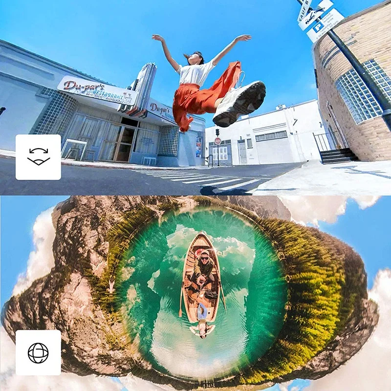 Оригинальный Insta360 Insta 360 One X2 мини-шумовой мотоцикл с Eis Mic Bullet Wifi корпус