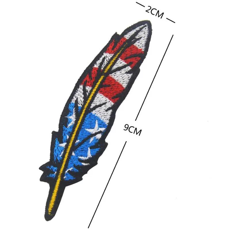 Новинка нашивка с 3D крыльями перьями вышивка нарукавник полосатый платье