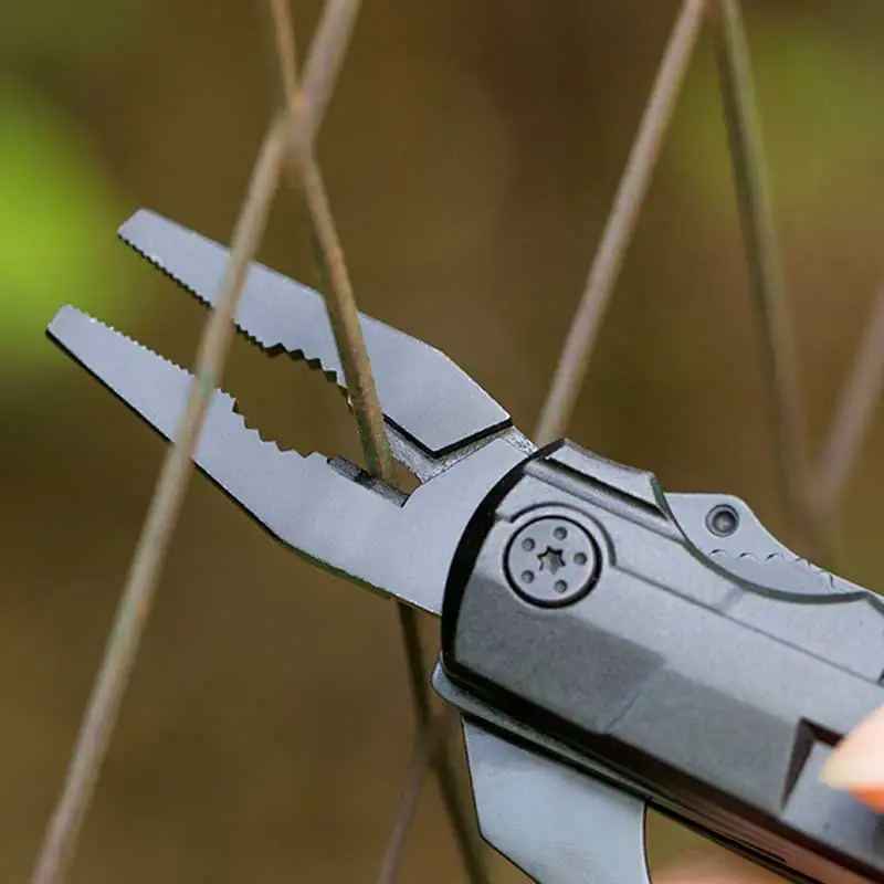 Augusttools, новинка, многофункциональные складные плоскогубцы, F87A-5H, отвертка, биты, нож, многофункциональные инструменты, плоскогубцы для кемпинга, инструменты для выживания на открытом воздухе