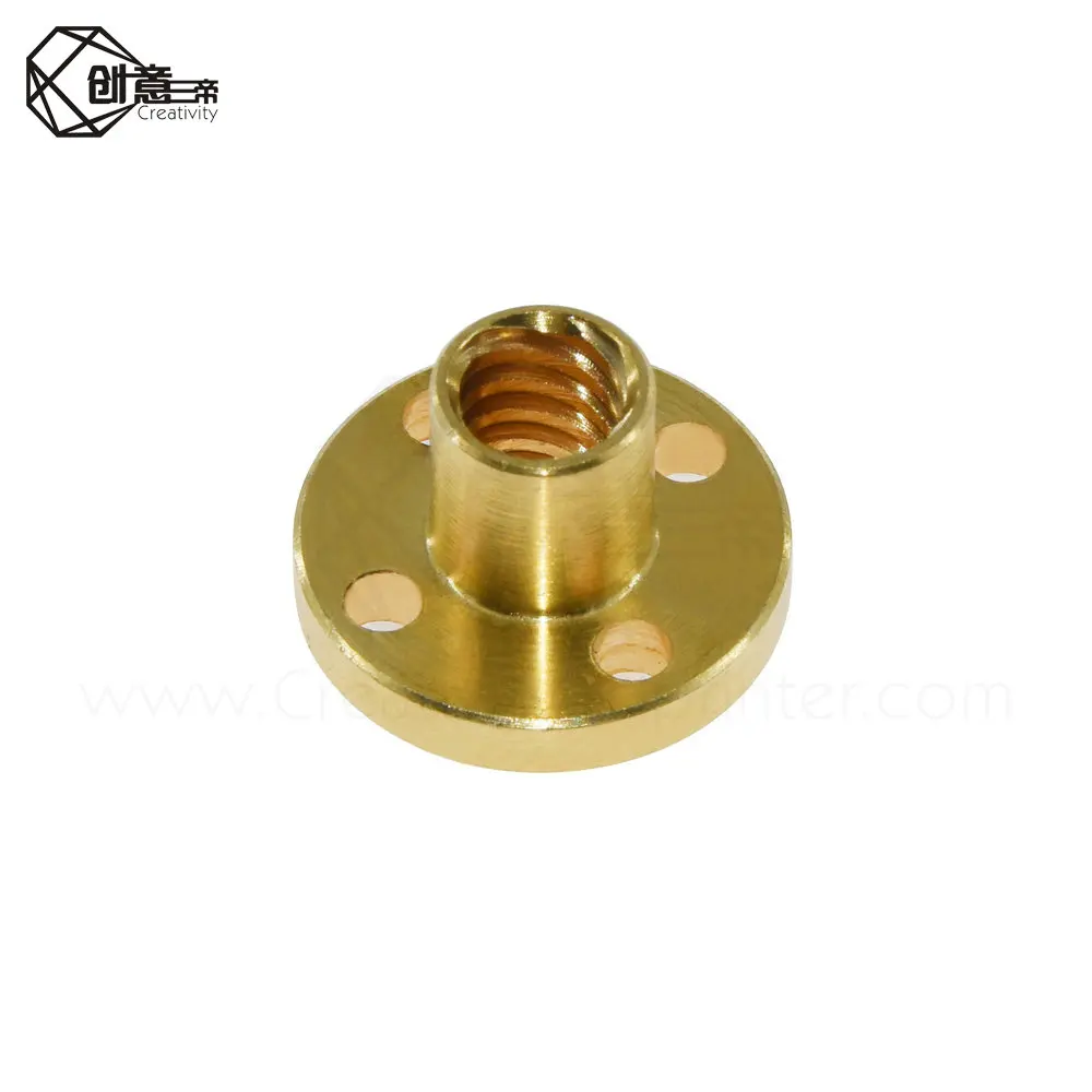 T8 4 мм трапециевидный винт для поддержки всех медных гаек Шаговая направляющая