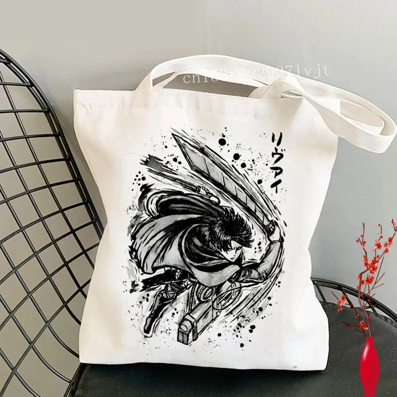 

Attack on Titan shopping bag canvas bolsa shopper shopper bolso shopping bag cloth bolsa compra woven sac tissu