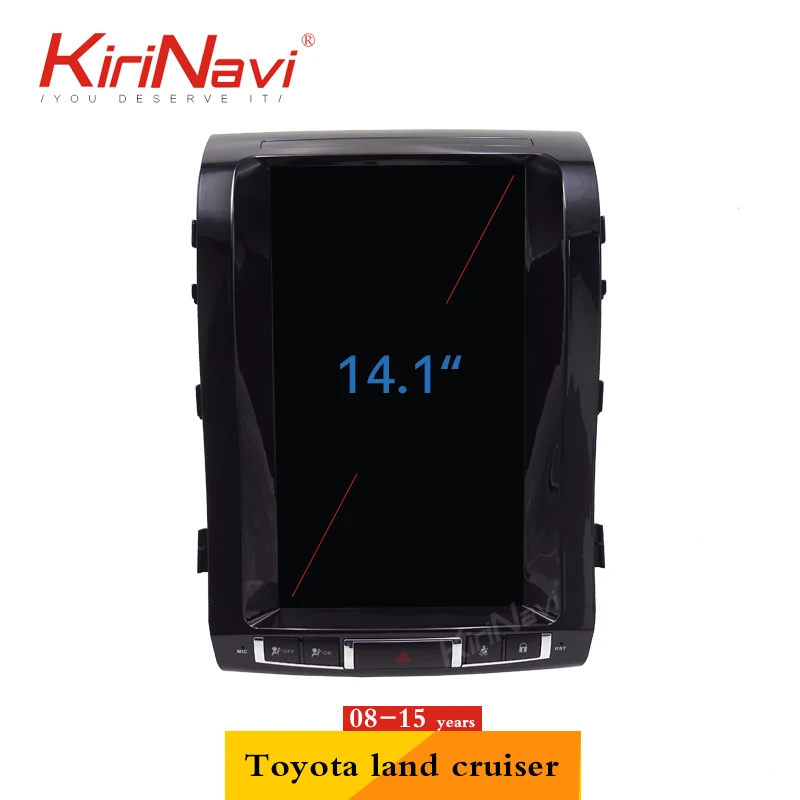 Kirinavi 14 &quotвертикальный экран Tesla стиль радио Android 9 0 автомобильный dvd-плеер для Toyota