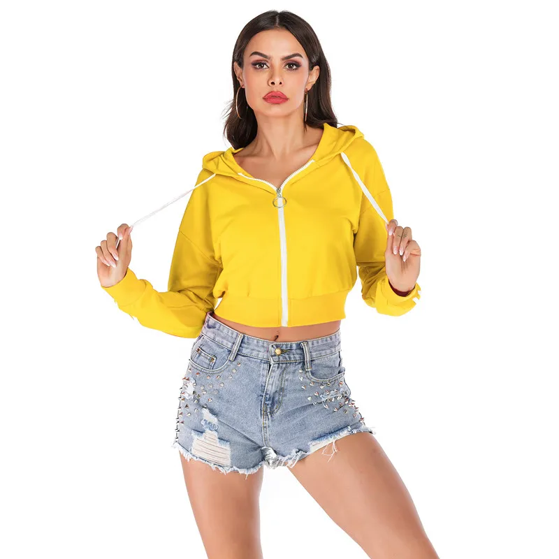 Женская обувь на осень и весну топы с капюшоном длинными рукавами