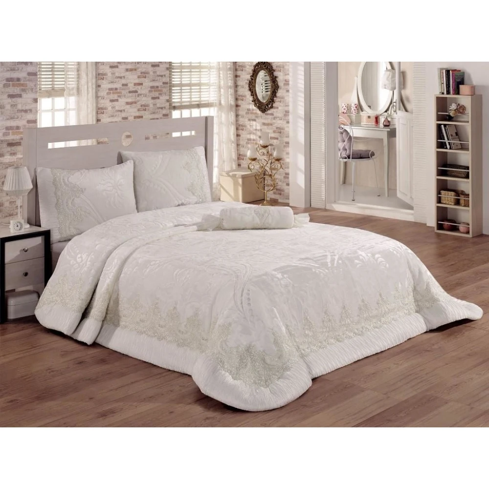 

Ceylin Blanket Pack-4 Piece Cream