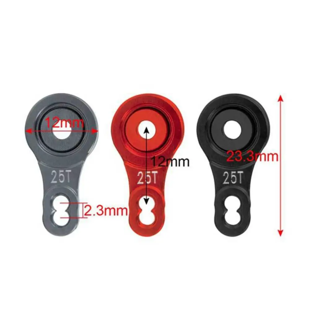 

RCtown 1PCS Metal Differential Servo Horn Arm Aluminum Alloy Gear Shift Steering Gear Arm Upgrade Accessories