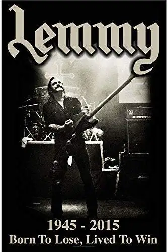 FemiaD 8X12 Новинка Забавный знак Lemmy винтажный металлический оловянный настенный