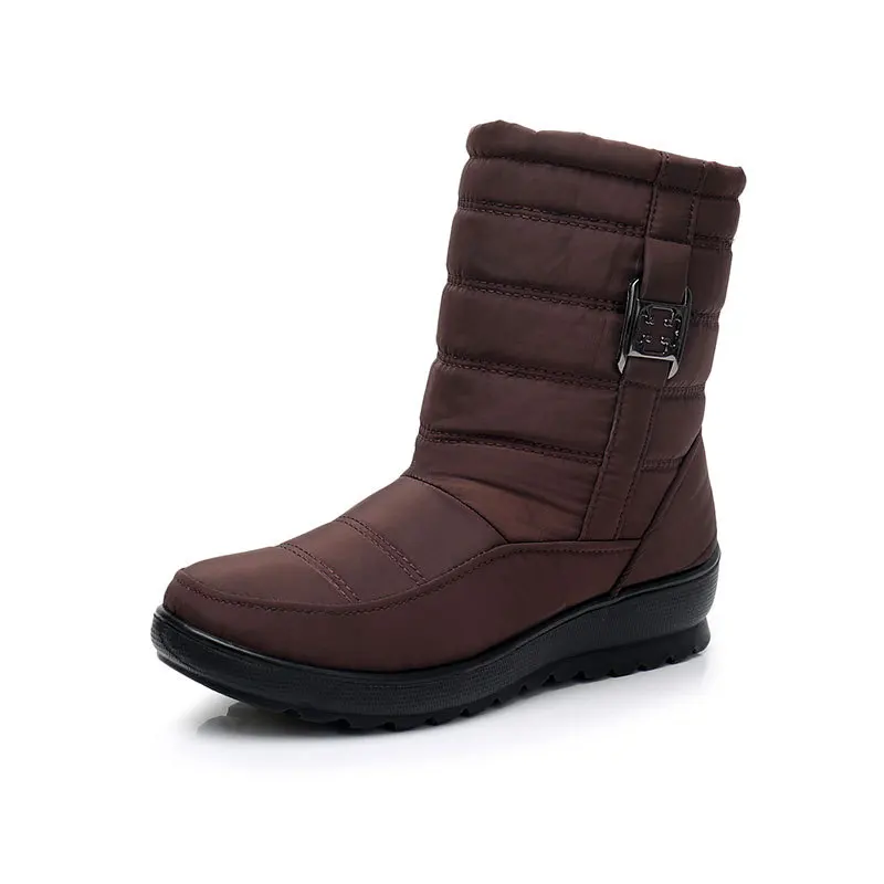 Зимняя женская обувь 2018 г. Женские зимние ботильоны модные водонепроницаемые