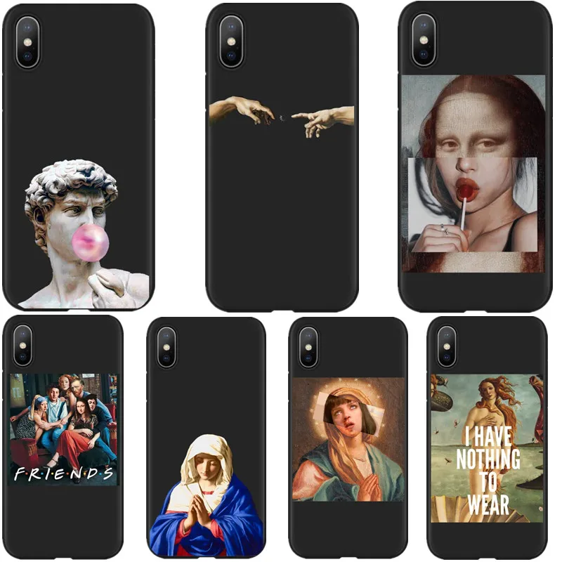 Чехол для телефона Art Fresco мягкий силиконовый чехол iPhone 11 Pro MAX 5 6 6s 7 8 Plus X XR XS