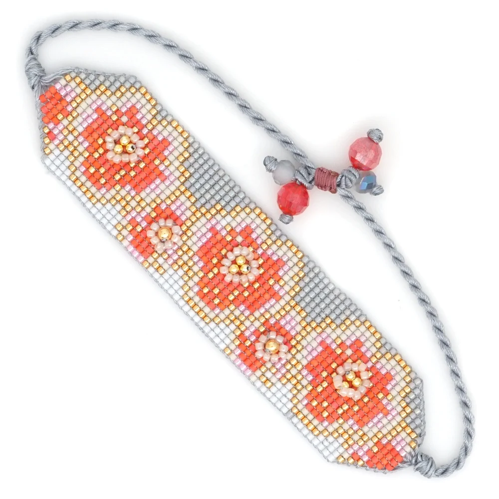 Женский плетеный браслет Миюки Go2boho в богемном стиле Ювелирное Украшение с