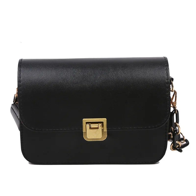 

Women Retro PU Leather Sense Bag New Trendy All-match Shoulder Messenger Crossbody Bag Small Square Bag