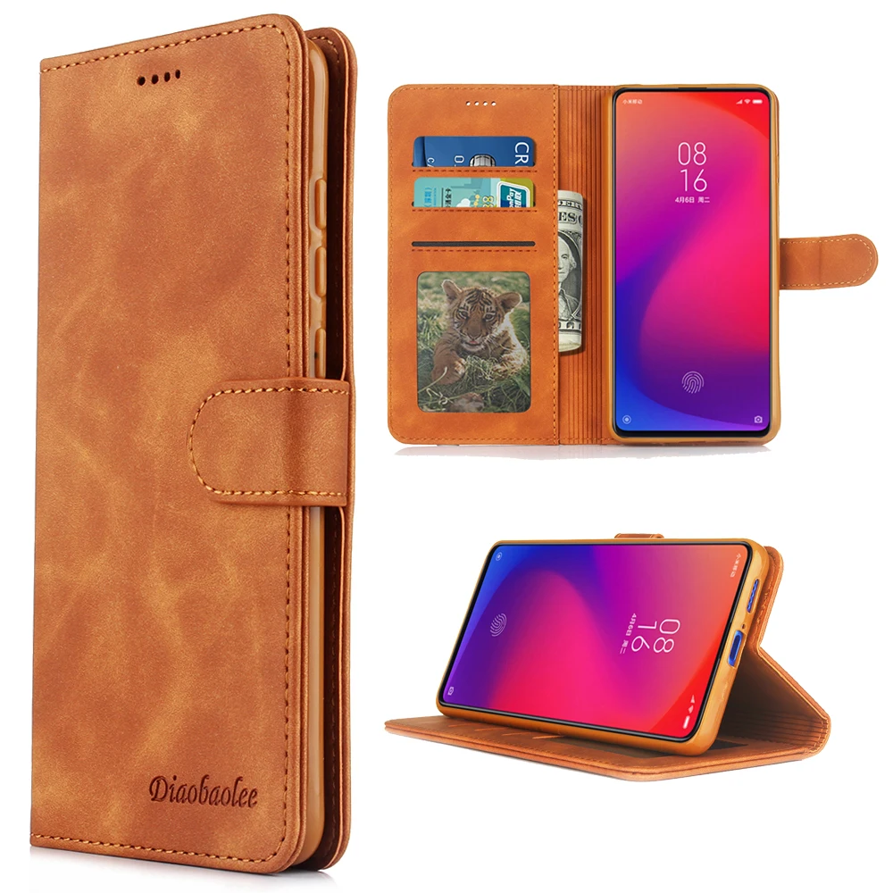 Магнитный кожаный чехол 9T PRO для Xiaomi MI CC9 CC9E A3 Lite Pro с откидной крышкой и бумажником