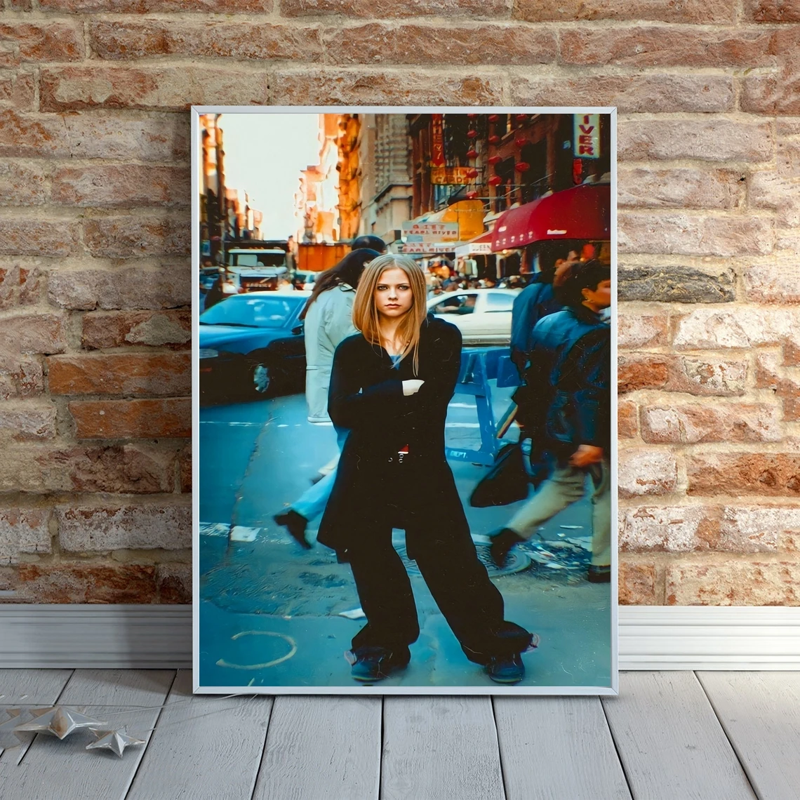 

Avril Lavigne Poster Music Star Singer Rap Poster Print Canvas Print Home Decoration Gift Wall Painting, No Frame
