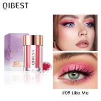13 colors qibest glitter eyeshadow eye makeup mineral shimmer eye shadow powder eye makeup cosmetics matte eyeshadow