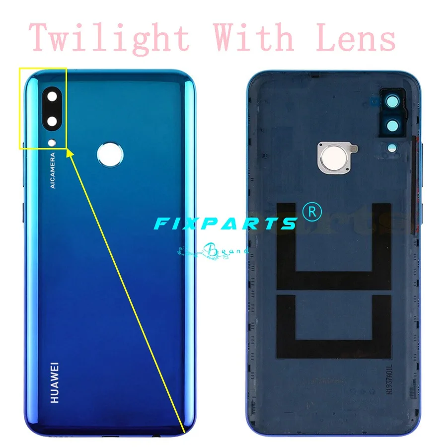 Стеклянная крышка для Huawei P Smart 2019 задняя аккумулятора корпуса Замена | Мобильные