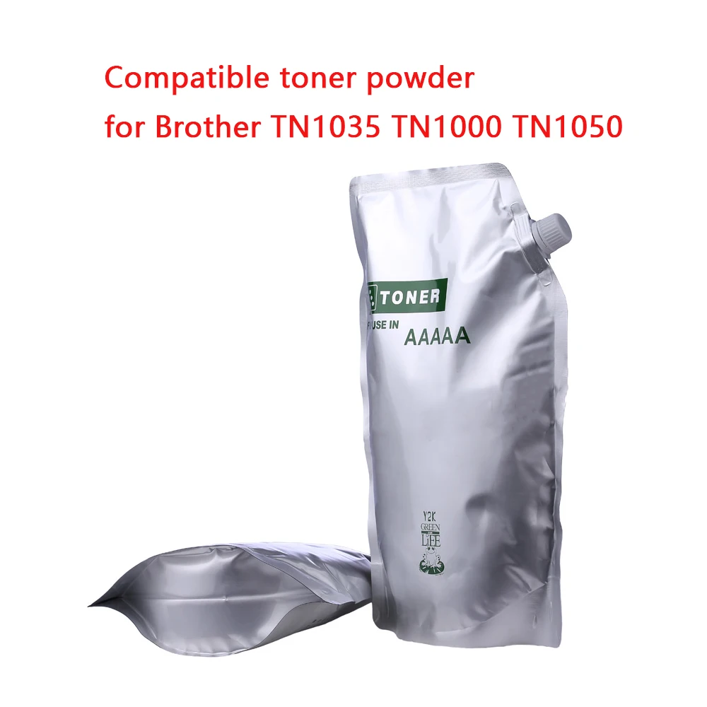 Черный тонер порошок 500 г совместимый с принтером Brother TN1000 TN1030 TN1050 TN1060 TN1070 tone HL 1110