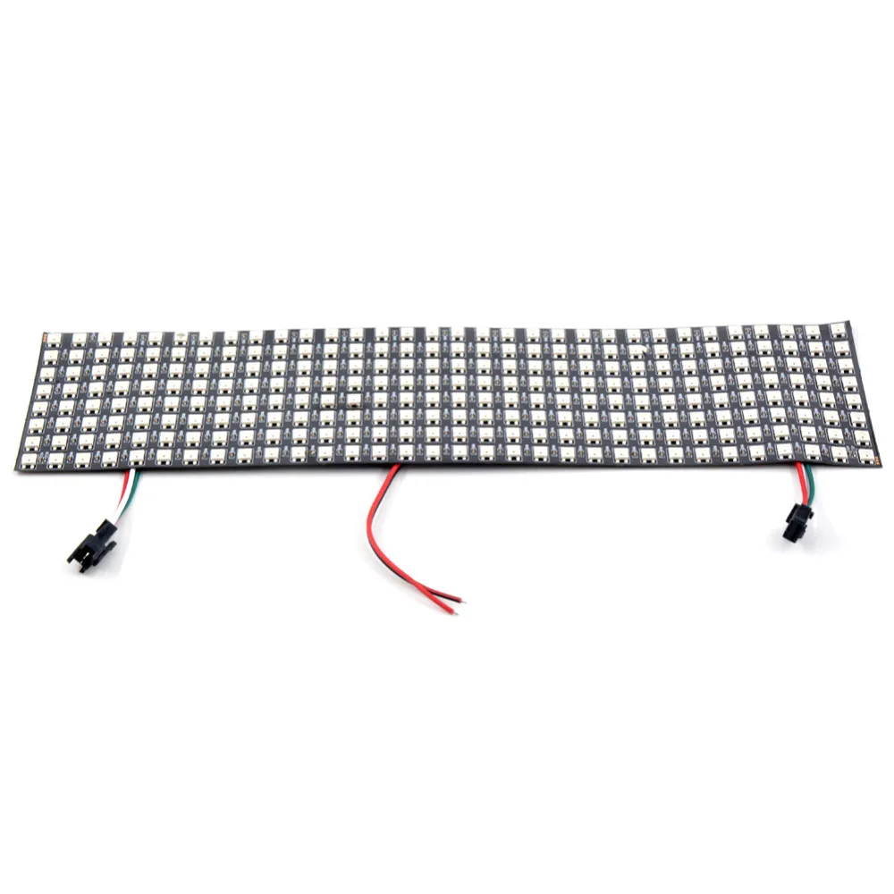8*8/16*16/8*32 WS2812B панель SK6812 Ragid панель Адресуемая 5050 RGB DC5V черный белый полноцветный экран дисплея Гибкая панель