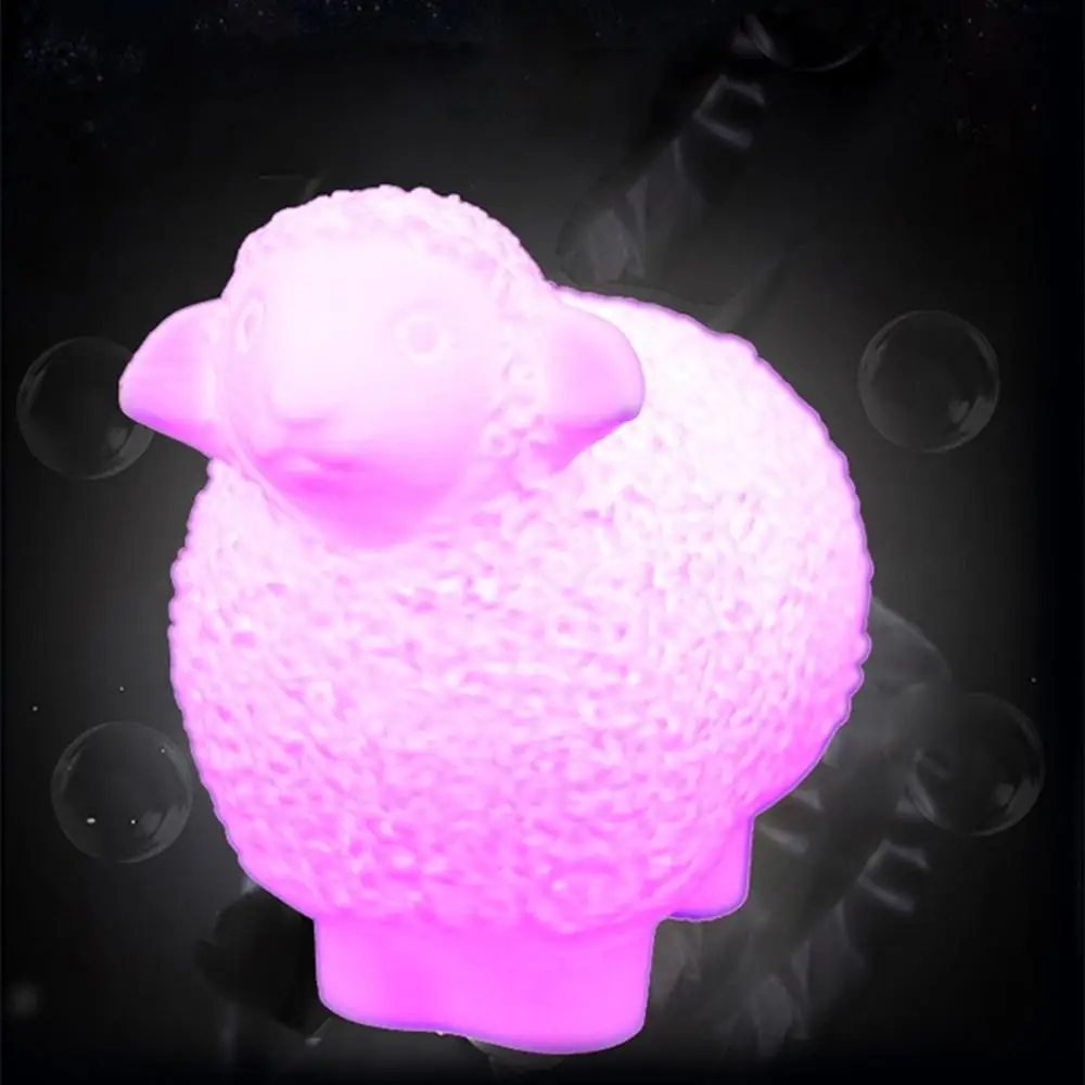 Красивое украшение Изысканная Печать Луна свет Led три D лампа в виде Овцы странная