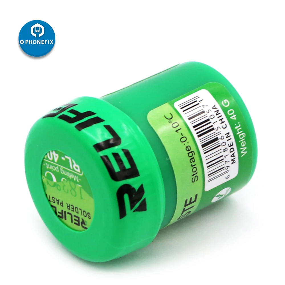 RELIFE No-clean Solder Paste Flux RL-402 40g 183 degree Soldering for iPhone Repair Mobile Phone BGA Reballing | Инструменты